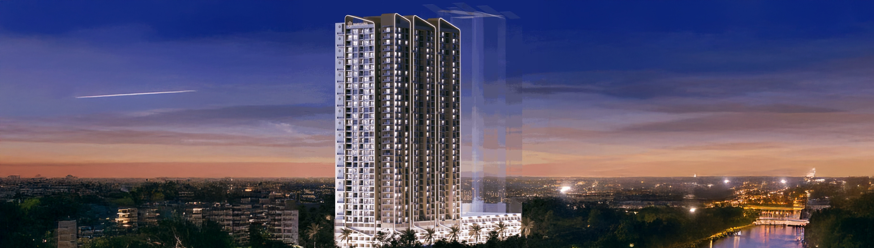 Image of Harivishva Skyfinia &mdash; photo gallery, images, brochure, amenities, cost sheet, price breakup, availability details, RERA number, RERA certificate, possession date, layout plan, logo, floor plan, master plan, and location map showcasing project highlights and features.