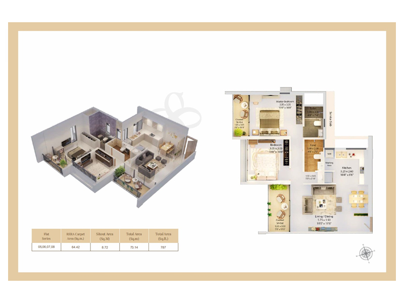 Floor plan of Harivishva Skyfinia &mdash; photo gallery, images, brochure, amenities, cost sheet, price breakup, availability details, RERA number, RERA certificate, possession date, layout plan, logo, floor plan, master plan, and location map showcasing project highlights and features.