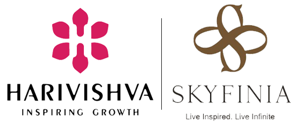 Logo of Harivishva Skyfinia &mdash; photo gallery, images, brochure, amenities, cost sheet, price breakup, availability details, RERA number, RERA certificate, possession date, layout plan, logo, floor plan, master plan, and location map showcasing project highlights and features.